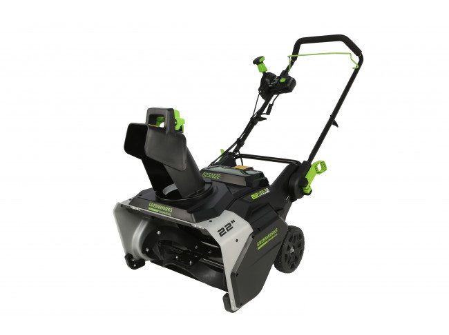 Снегоуборщик GREENWORKS GD82 82V бесщёточный аккумуляторный С 5 А/Ч АКБ И ЗУ Снегоуборщик GREENWORKS GD82 82V бесщёточный аккумуляторный С 5 А/Ч АКБ И ЗУ
